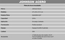 JOHNSON PILETA MOD.  Q 37