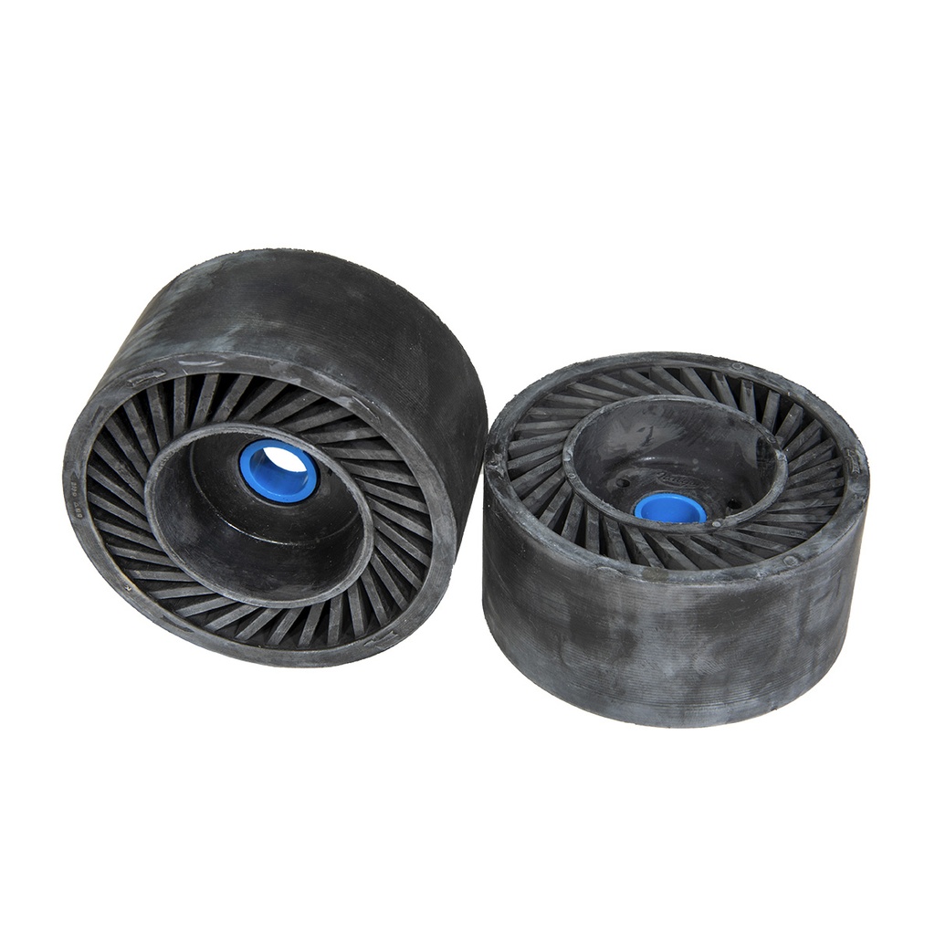 Polea expansible de goma