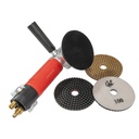 Lustradora neumatica c/paso agua 100 mm.